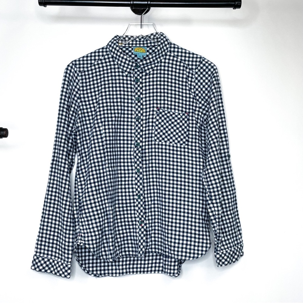 C&C California Gingham Print Button Up